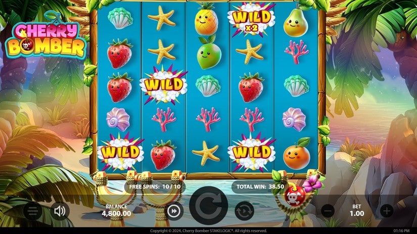 Cherry Bomber slot screen 6