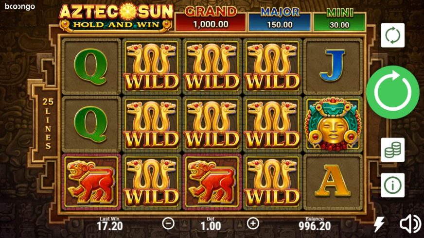 Aztec Sun: Hold and Win slot screen 2