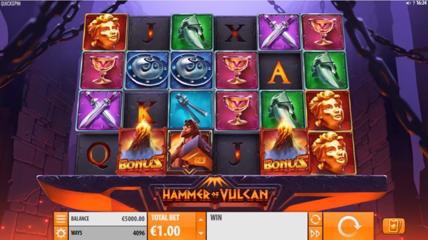Hammer of Vulcan slot screen 1