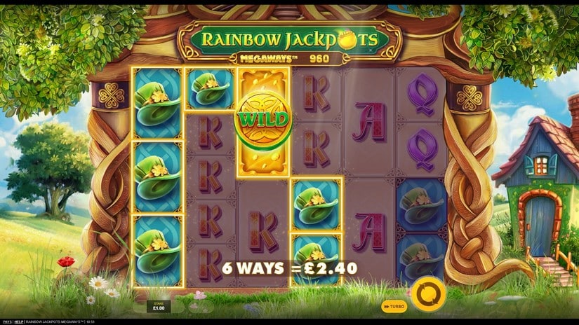 Rainbow Jackpots Megaways slot screen 2