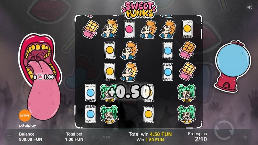 Sweet Punks slot screen 4