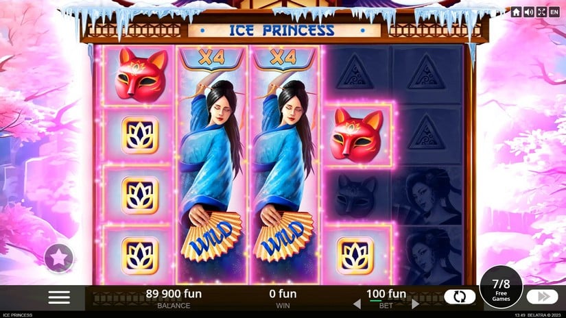 Ice Princess slot screen 5
