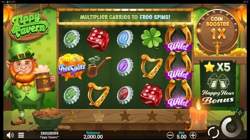 Tippy Tavern slot screen 1