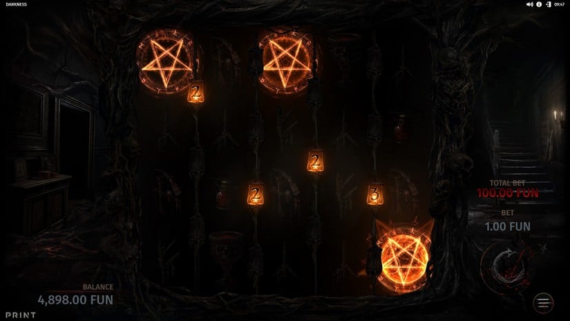 Darkness slot screen 2