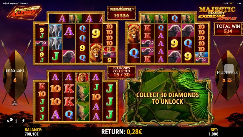 Majestic Megaways Extreme 4 slot screen 9