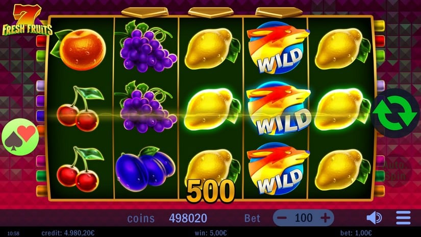 7 Fresh Fruits slot screen 5