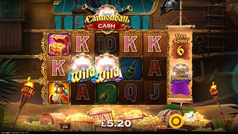 Cannonball Cash slot screen 4
