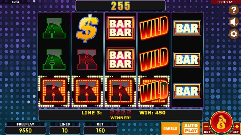 Triple Wild slot screen 3