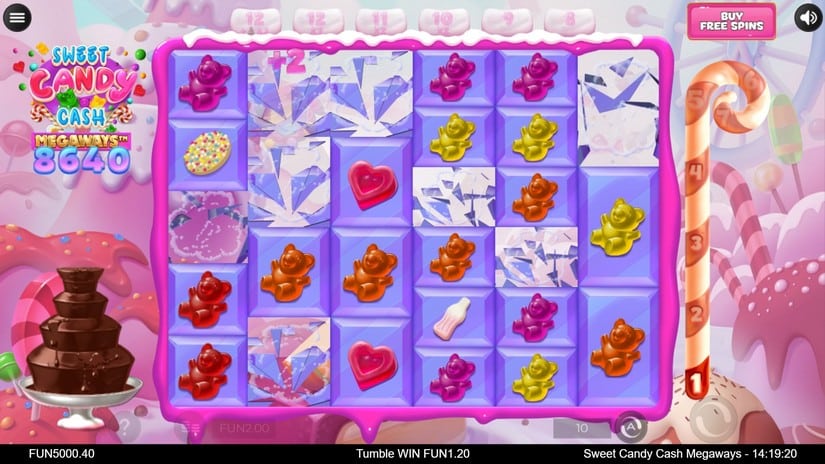 Sweet Candy Cash Megaways slot screen 4