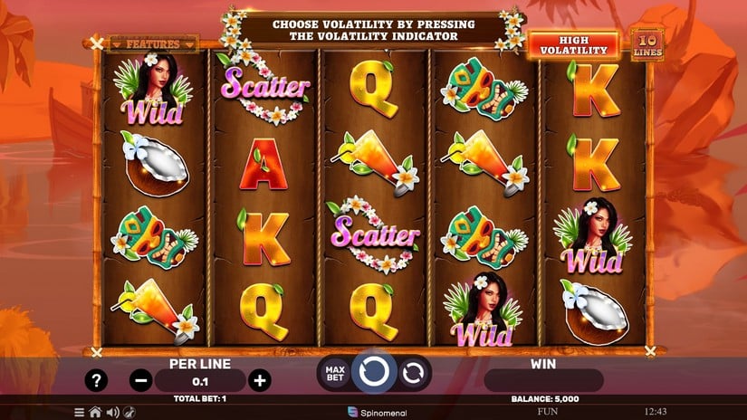 Hawaiian Bliss slot screen 2