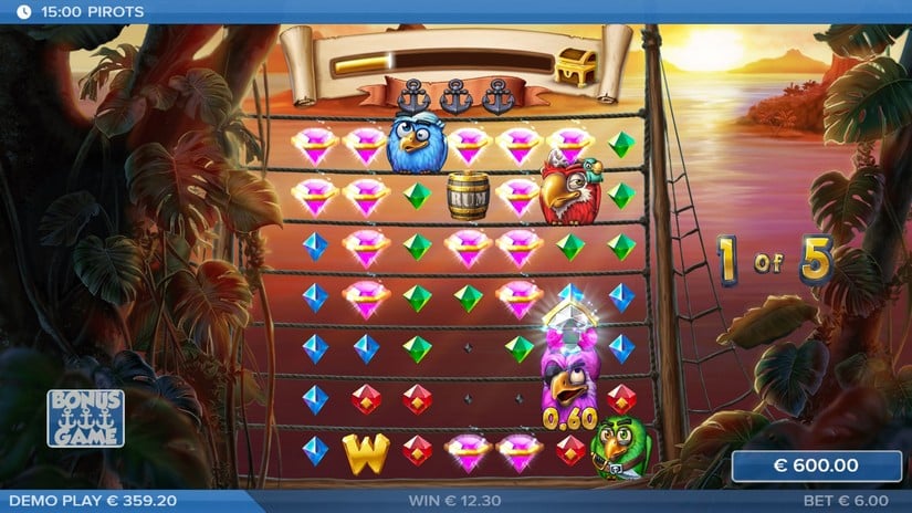 Pirots slot screen 7