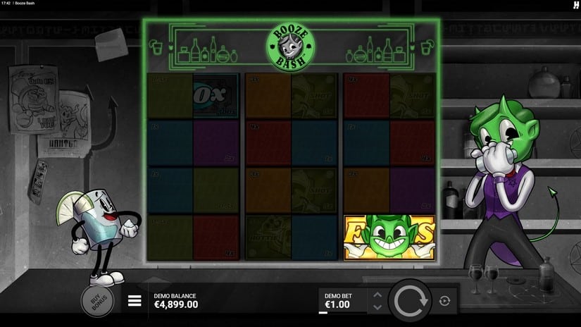 Booze Bash slot screen 2