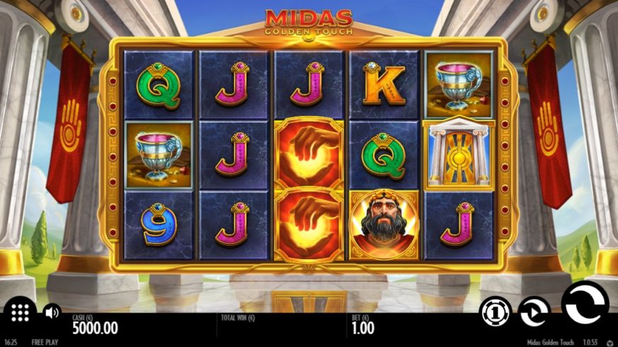 Midas Golden Touch slot screen 1