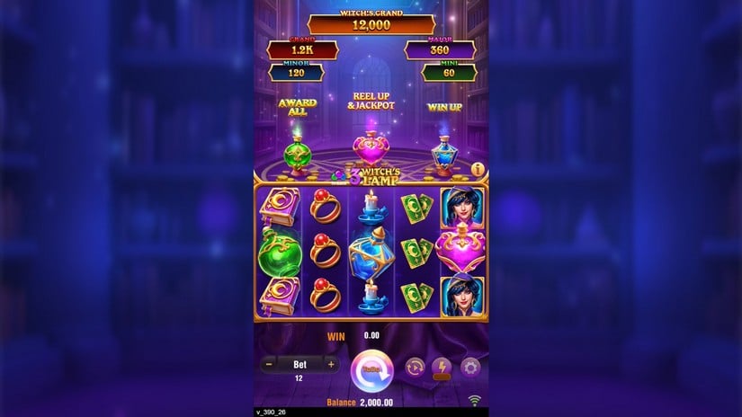 3 Witch’s Lamp slot screen 5