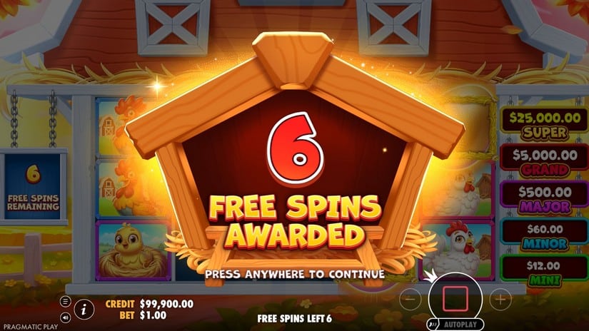Bigger Barn House Bonanza slot screen 3