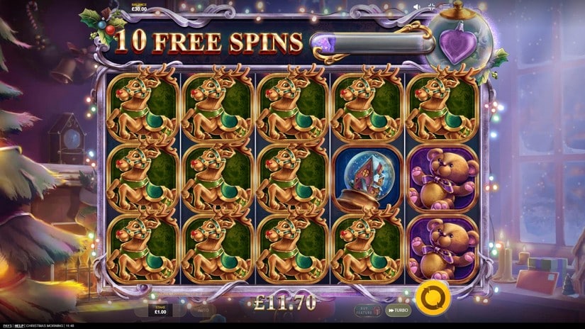 Christmas Morning slot screen 7