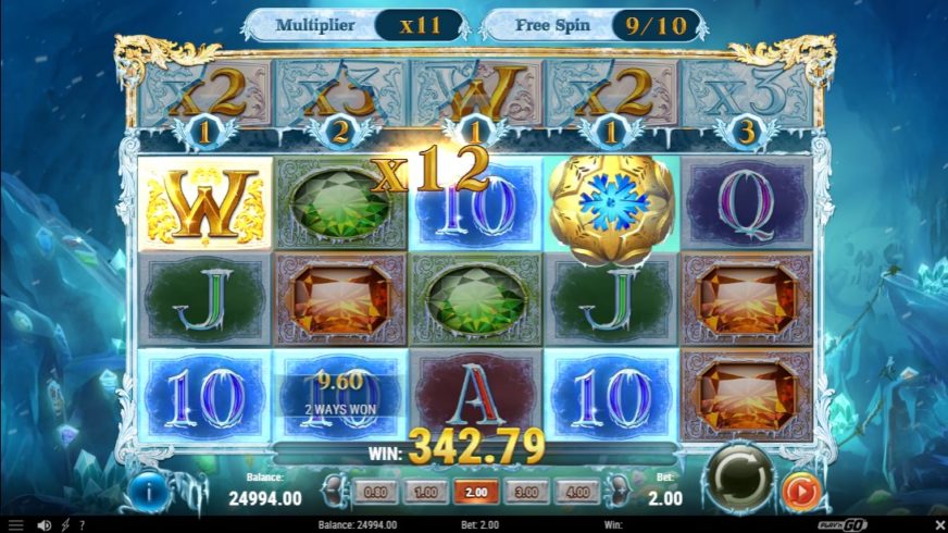 Frozen Gems slot screen 3