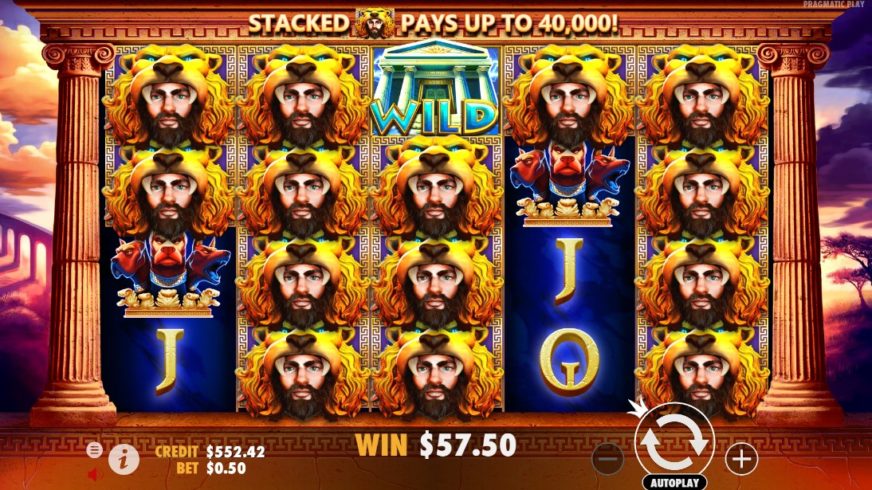 Hercules Son of Zeus slot screen 5