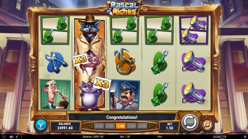 Rascal Riches slot screen 4