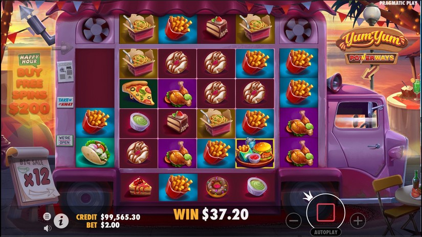 Yum Yum Powerways slot screen 6
