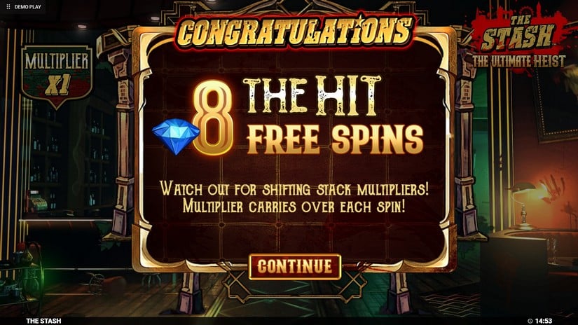 The Stash slot screen 4