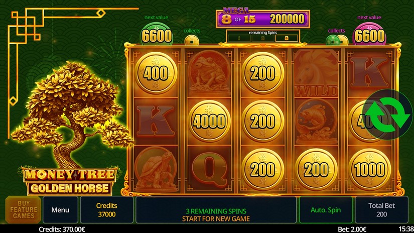 Money Tree Golden Horse slot screen 3