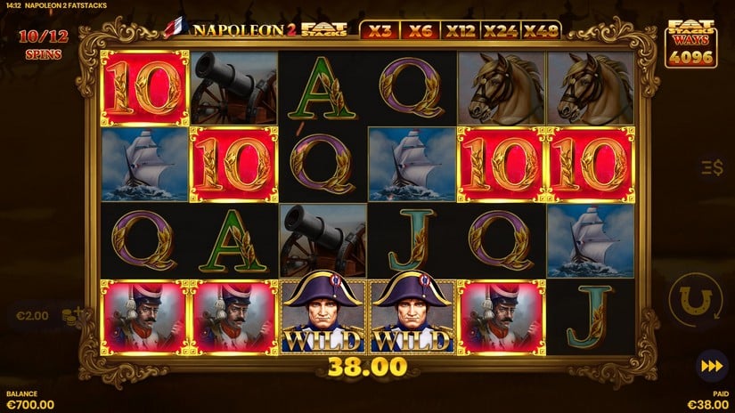 Napoleon 2 FatStacks slot screen 5