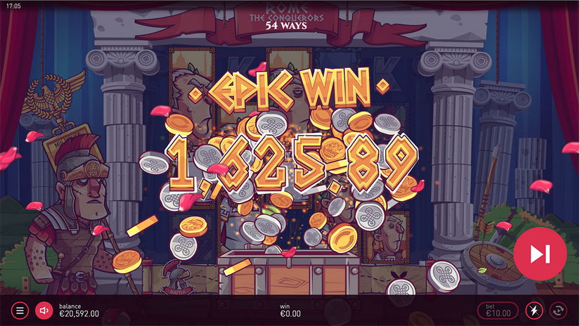 Rome – The Conquerors slot screen 2