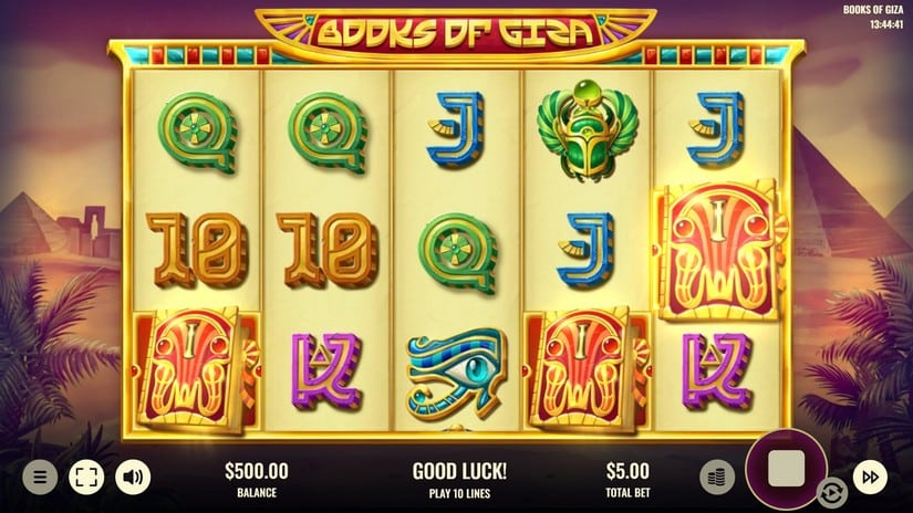 Books of Giza slot screen 3