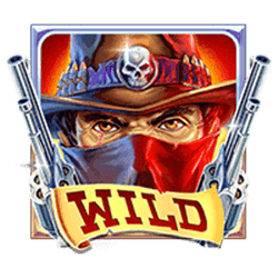 Wild Symbol of Silver Bullet Bandit Cash Collect Slot