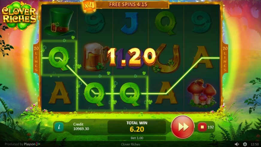Clover Riches slot screen 4