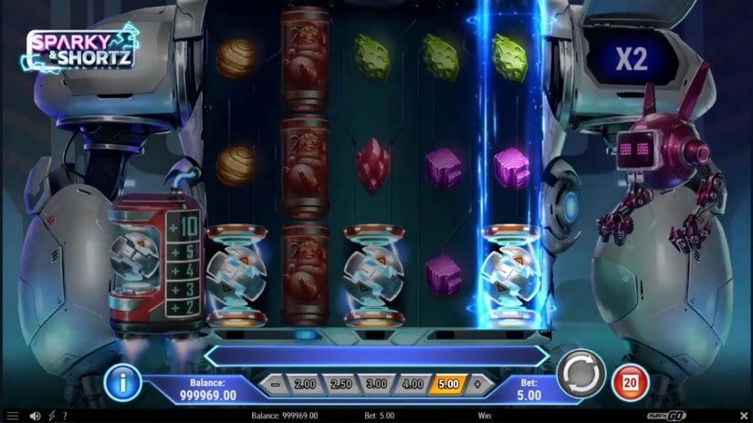 Sparky and Shortz slot screen 2