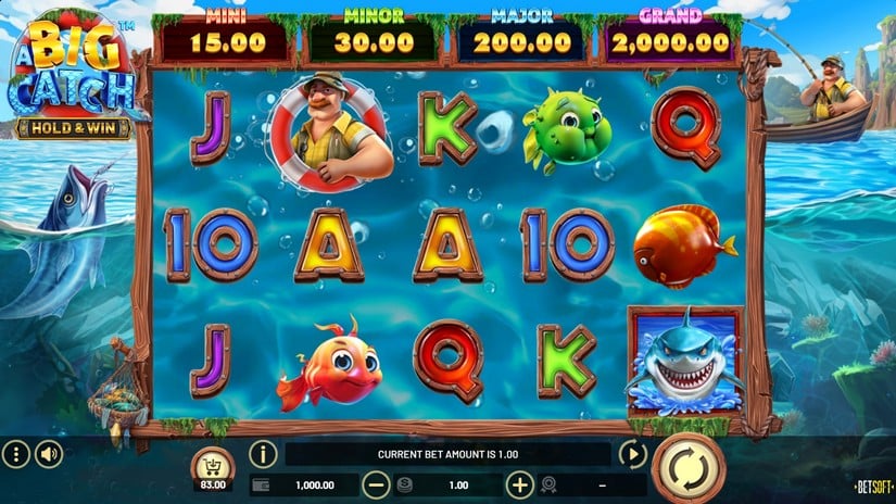 A Big Catch – HOLD & WIN slot screen 1