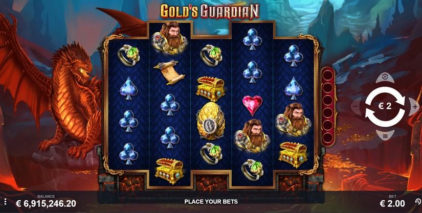Gold’s Guardian slot screen 1