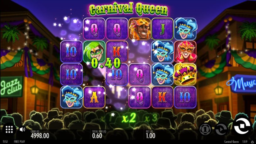 Carnival Queen slot screen 2