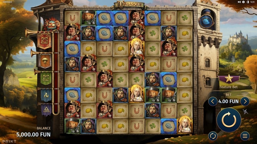 Tarasque slot screen 1