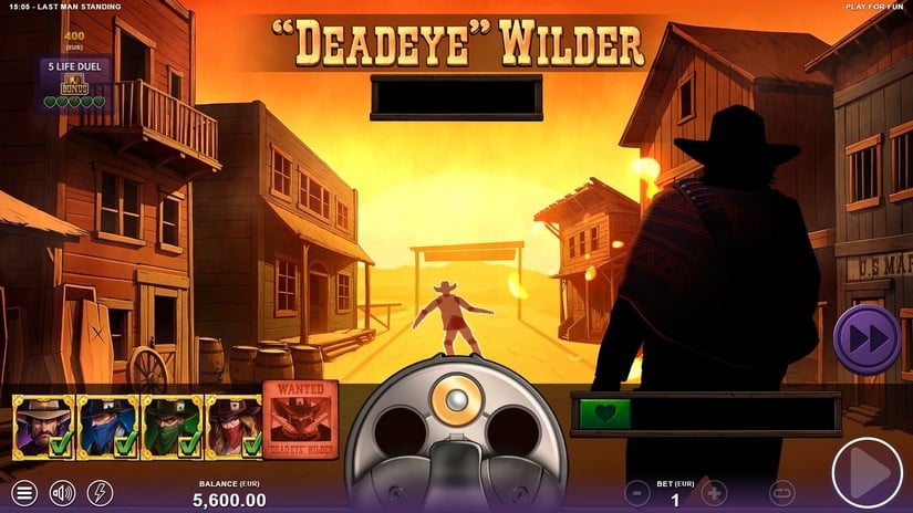 Last Man Standing slot screen 4