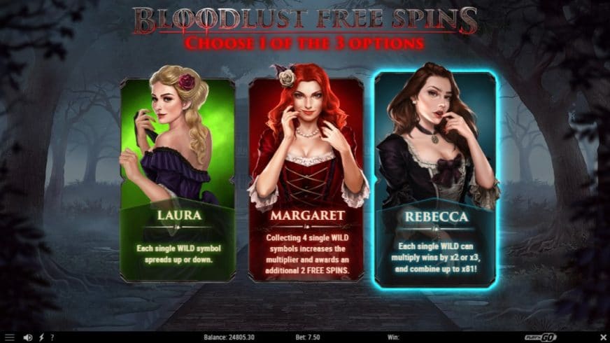 Wild Blood 2 slot screen 4