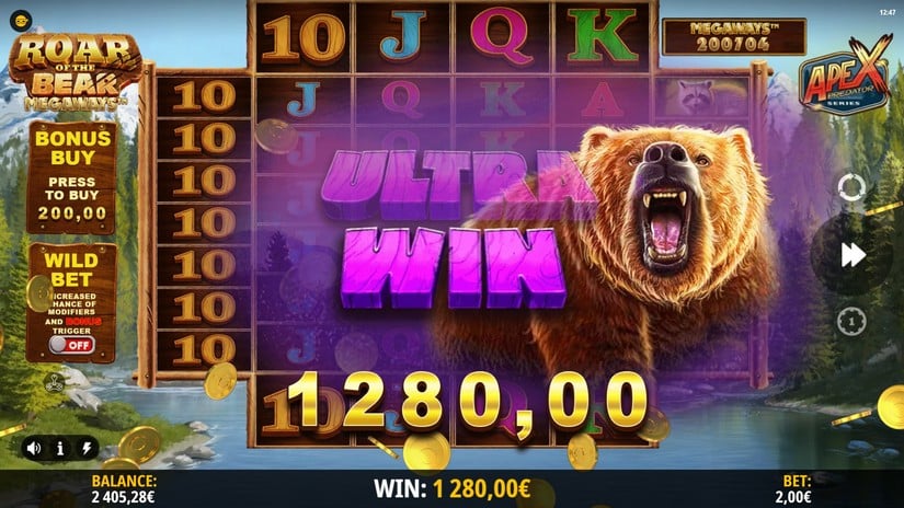 Roar of the Bear Megaways slot screen 5
