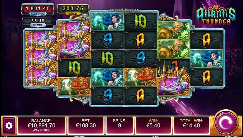 Atlantis Thunder slot screen 5