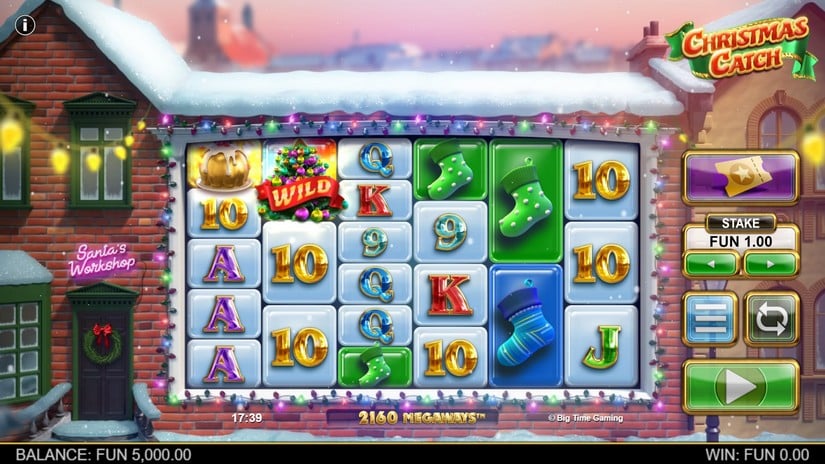 Christmas Catch slot screen 1