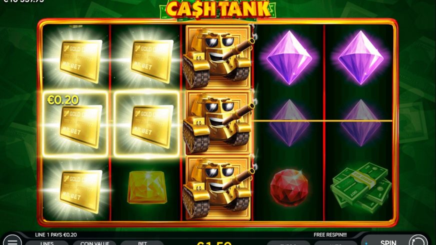 Cash Tank slot screen 3