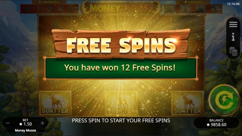 Money Moose slot screen 5