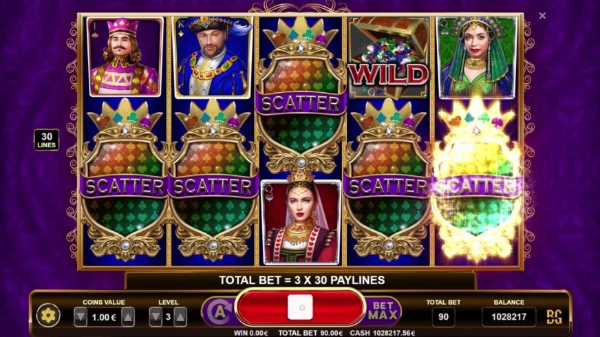 Golden Royals slot screen 1