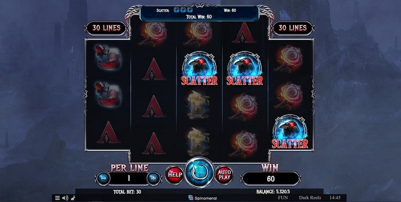 Dark Reels slot screen 5