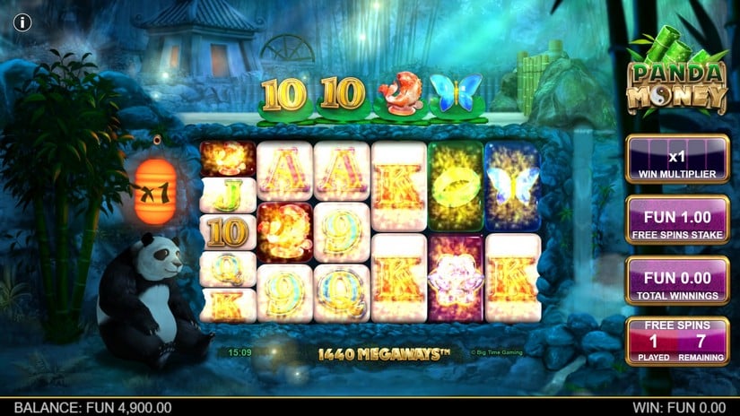 Panda Money Megaways slot screen 3