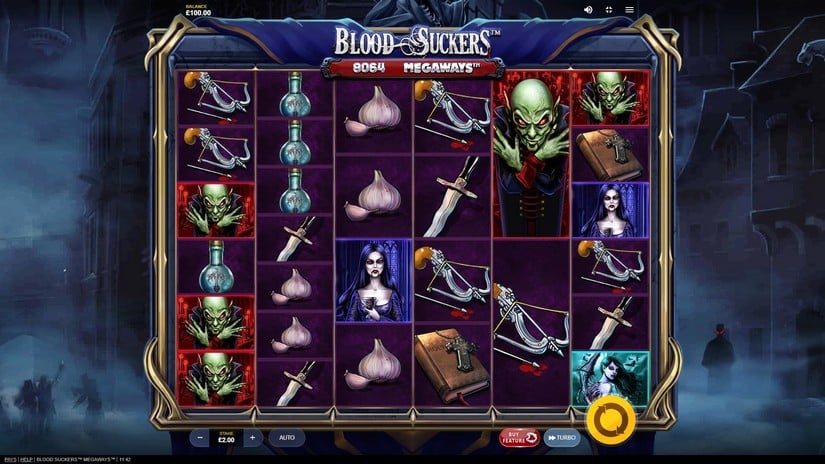 Blood Suckers Megaways slot screen 1
