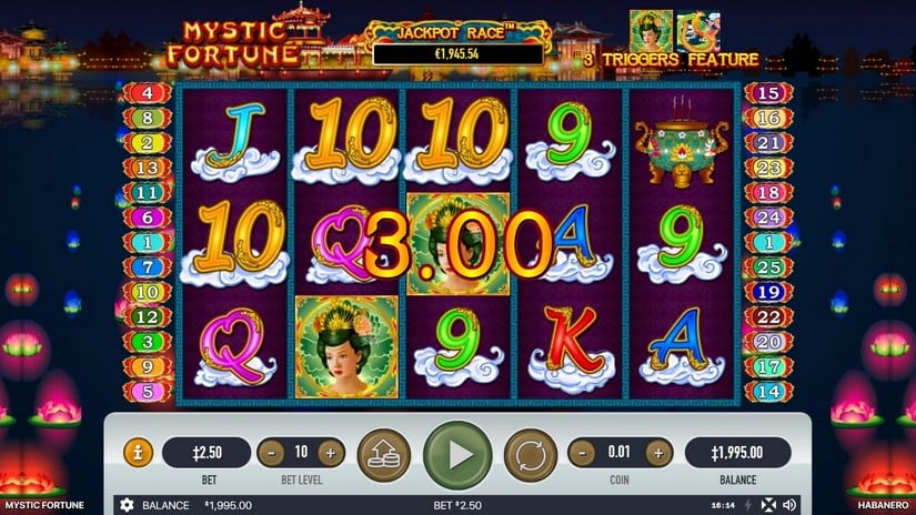 Mystic Fortune slot screen 2
