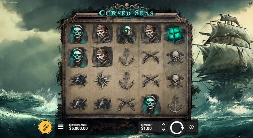 Cursed Seas slot screen 1