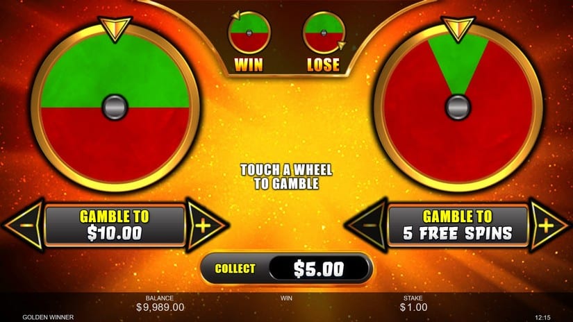 Golden Winner slot screen 3